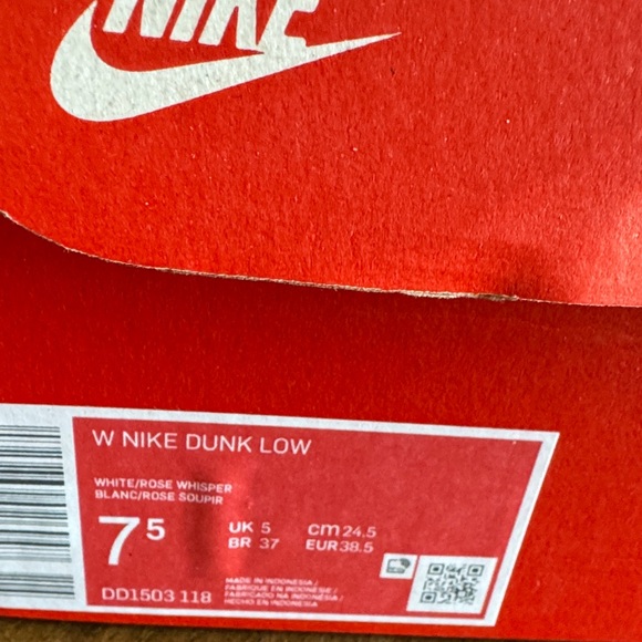 Nike Beige (peach side) and White Sneakers - Picture 2 of 4